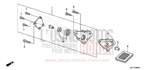 POMPE A HUILE CRF70FC de 2012